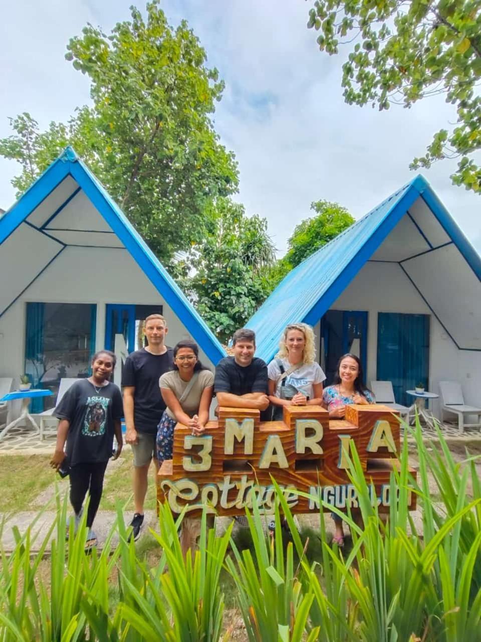 Tria Maria Cottage Ngurbloat Екстериор снимка